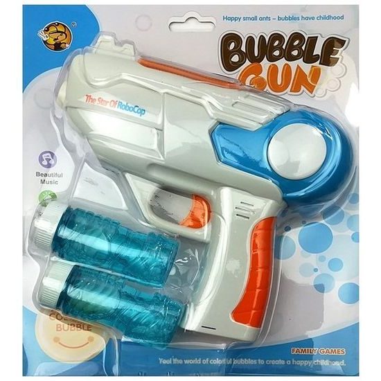 Majlo Toys bublifuk pistole na baterie Bubble Gun modrá