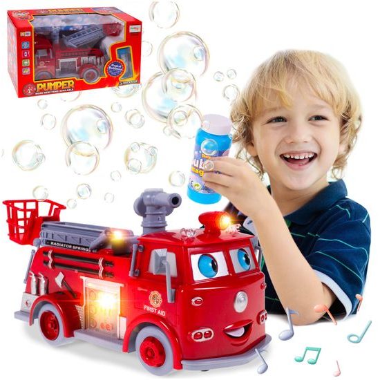 Majlo Toys hasičské auto s bublifukom a melódiami Bubble Pumper