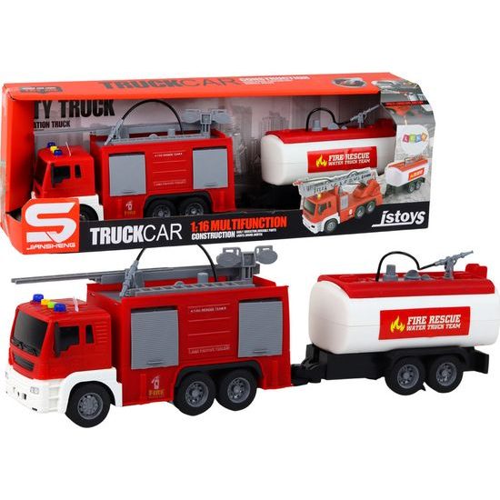 Popelářské auto s jeřábovým ramenem zelené