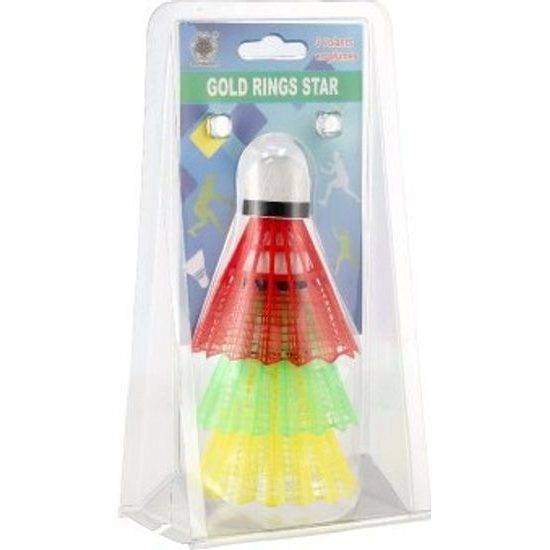 Košíčky na badminton barevné 3ks