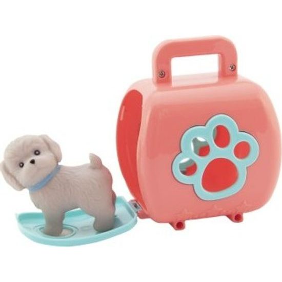 Zvířátko v přepravním boxu - mix 3 barvy