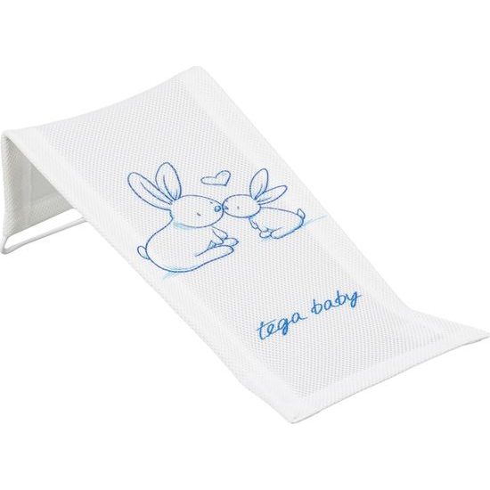 Látkové lehátko ke koupání Králíčci bílé