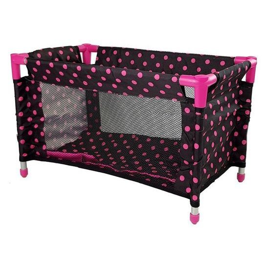 SMONTOVÁNO Alice postýlka pro panenku 7701 černá