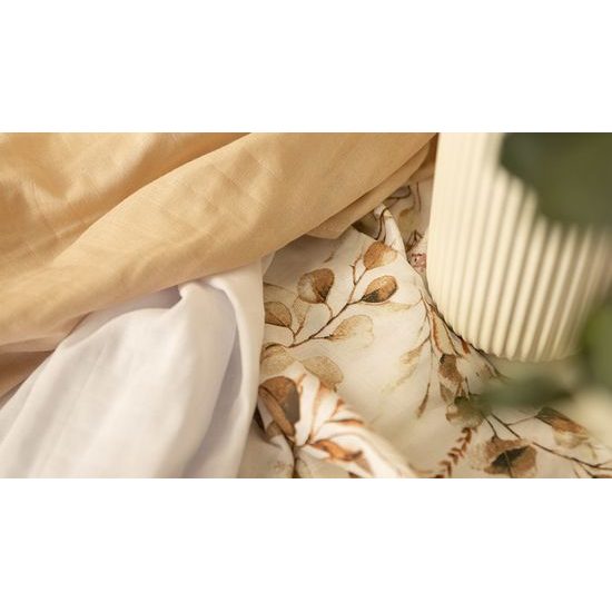 Mušelínové pleny béžové 3 ks