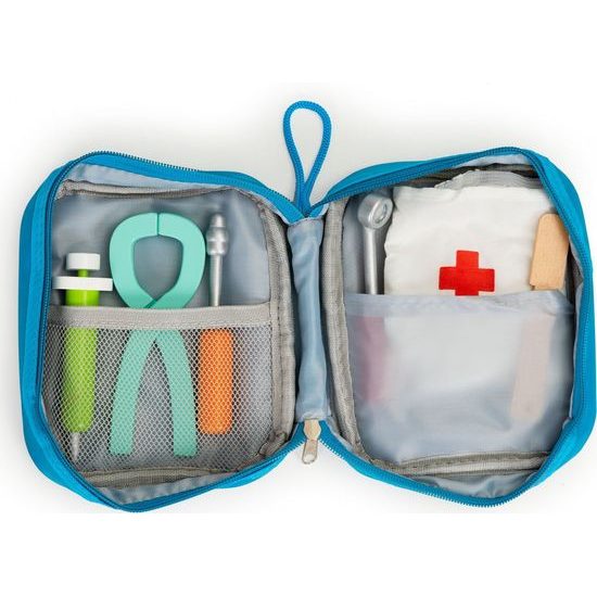 Ecotoys dřevěná souprava Malý zubař 7 součástí