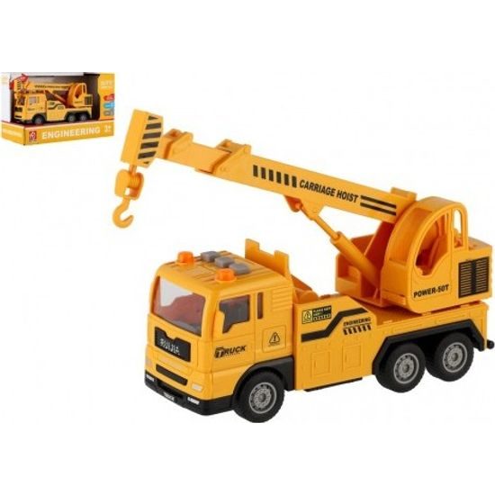 Auto jeřáb - na setrvačník na baterie