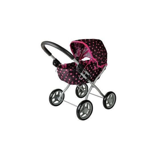 Alice kočárek pro panenky 5249 černý