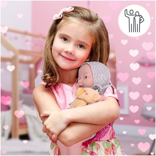 Dětská panenka s příslušenstvím a medvídkem My Baby 36 cm