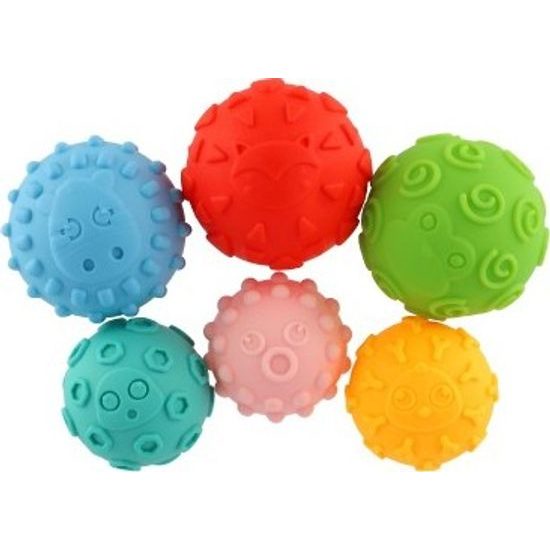 Gumové míčky s texturou