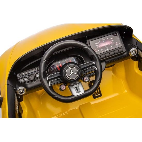 Elektrické autíčko Mercedes AMG SL63 žluté