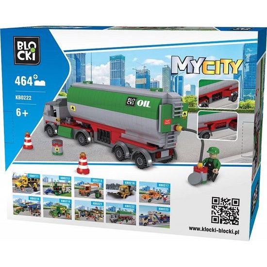 Blocki MyCity stavebnice cisterna 464 dílků