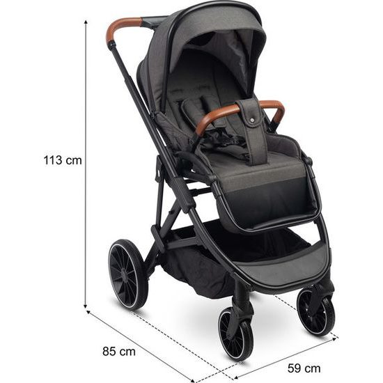 Sportovní kočárek Ratio dark grey