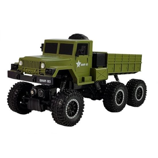 Nákladní auto 6x6 na dálkové ovládání Army Truck zelené 1:12