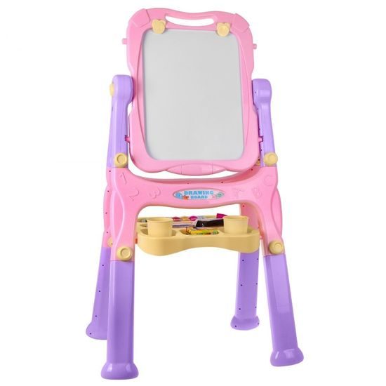 Oboustranná XXL kreslící tabule Little Artist růžová
