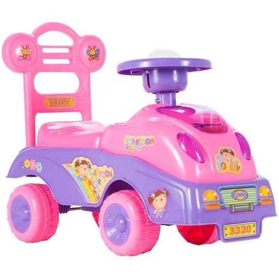 Dětské mini odrážedlo s melodiemi Cartoon Car