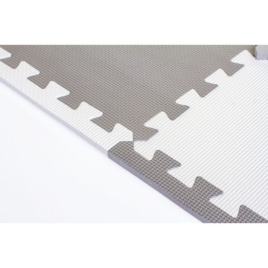 Doris pěnová puzzle hrací deka Happy Gray 90 x 90 cm