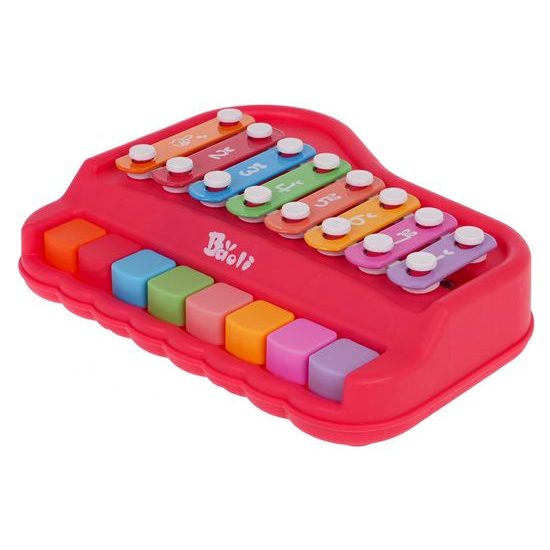 Cimbálky pro nejmenší Melody Piano - červené