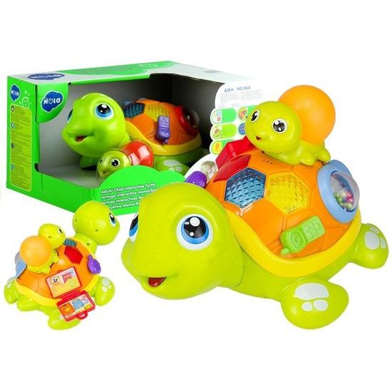 Huile Toys interaktivní Želvičky pro nejmenší se světlem a zvukem