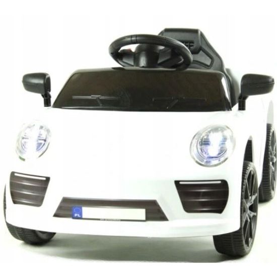 Dětské elektrické autíčko Cabrio - bílé