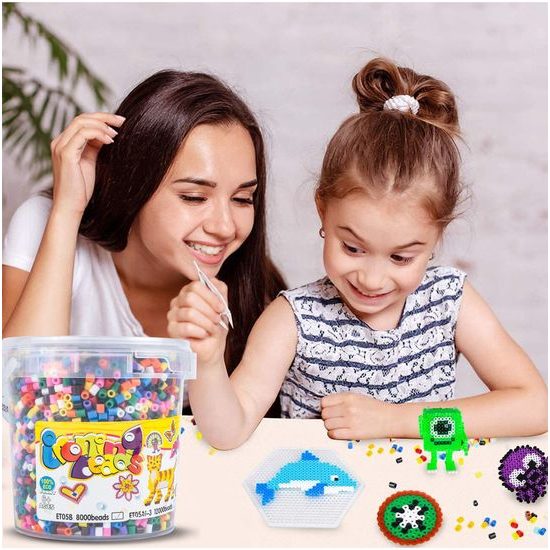 Náhradné korálky na žehlenie Iron Beads 8000 kusov priemer 0,5 cm