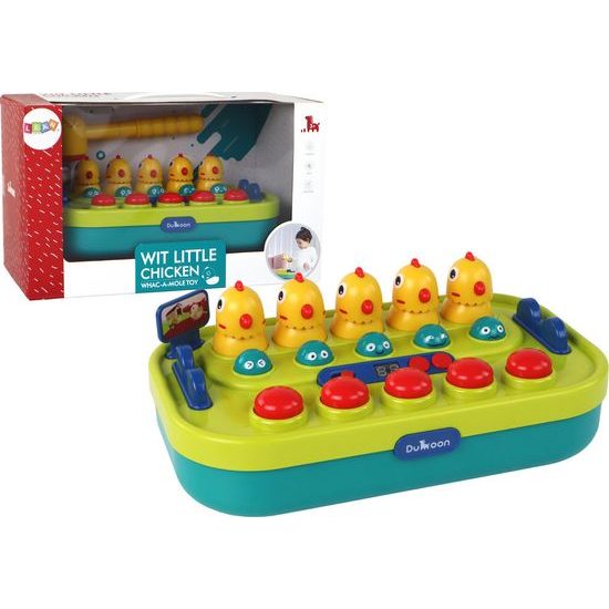 Arkádová hra - Whac a Mole kuřátka