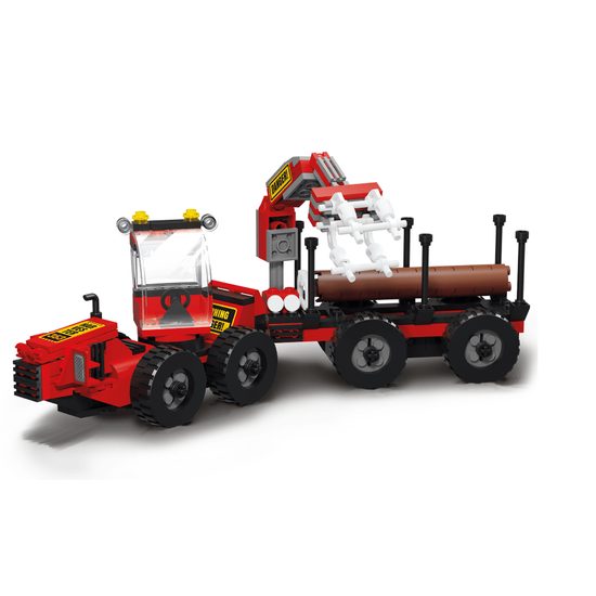 Blocki MyFarm stavebnice lesní traktor s příslušenstvím 241 dílků
