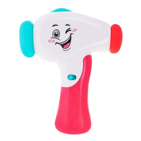 Interaktivní dětské kladívko se světly a zvuky Funny Hammer