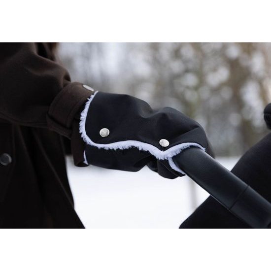 Sensillo Rukávník na kočárek černý