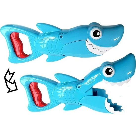 Sada rybiček se žralokem a síťkou do vany