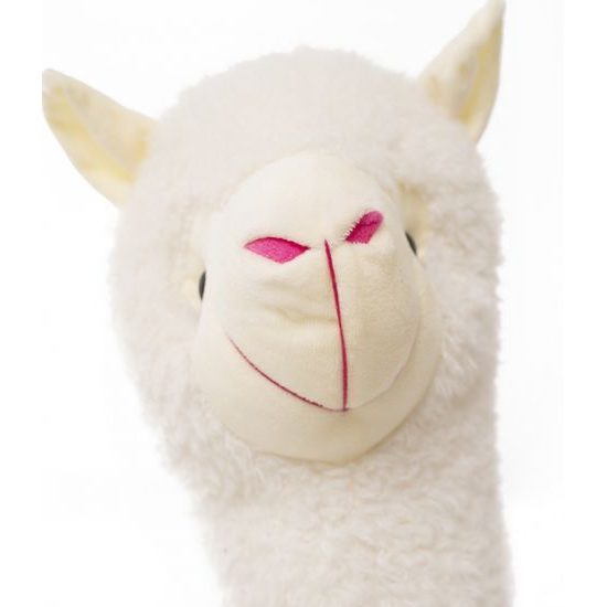 Plyšová lama Elie 55 cm - růžová