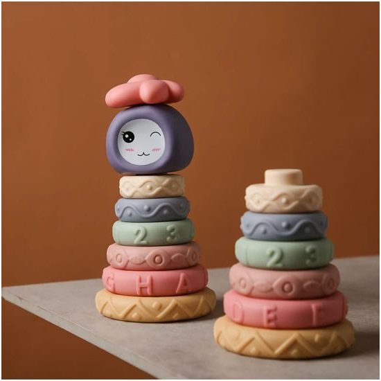 Senzorické kostky pro nejmenší Soft Jenga