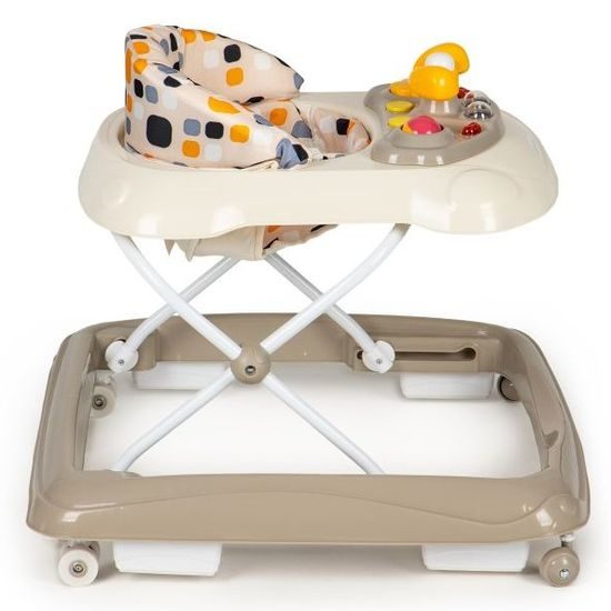 Ecotoys dětské vzdělávací chodítko hnědé