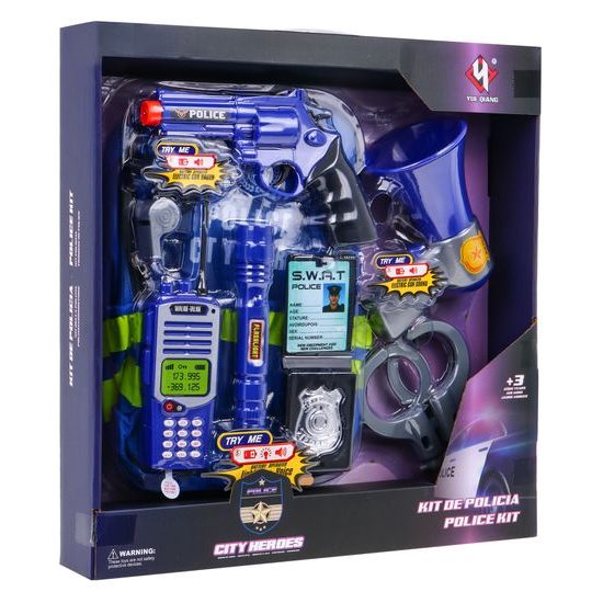 Dětská policejní sestava v batůžku City Hero