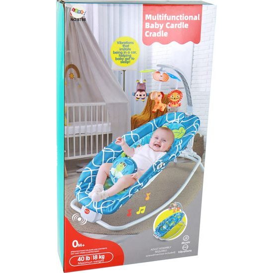 Dětské houpací křeslo 2v1 žabičky