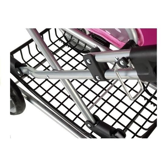 Alice kočárek pro panenky kombinovaný 9346W černá