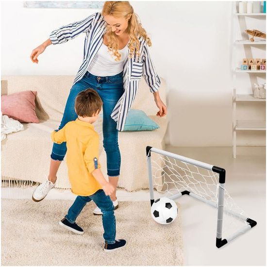Fotbalová branka 2v1 s míčem 92x61 cm