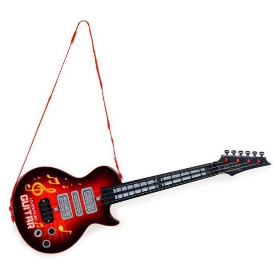 Dětská kytara Rock Guitar s osvětlením 54 cm