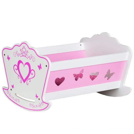 Ecotoys dřevěná postýlka pro panenky