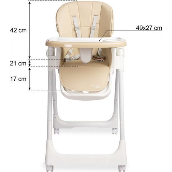 Dětská jídelní židlička Megalo begie