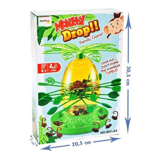 Dětská dovednostní hra Padající opičky