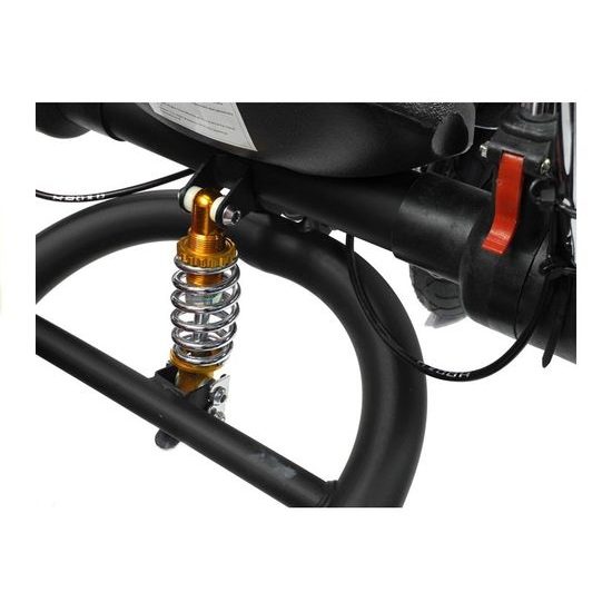 Majlo Toys oboustranná tříkolka s nafukovacími koly PRO700 stříbrná