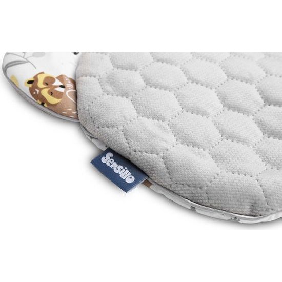 Sada do kočárku šedo - bílá