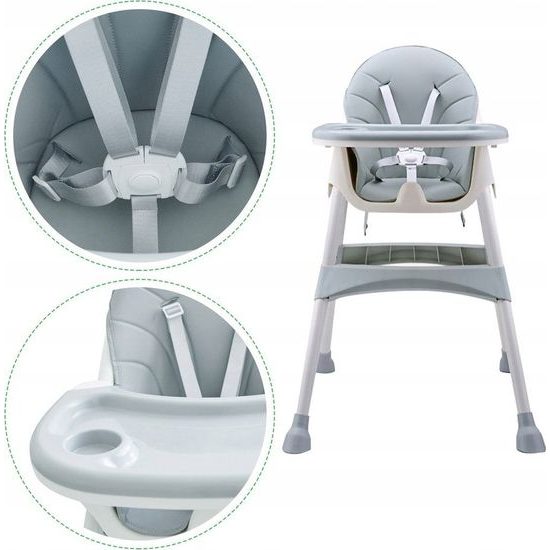 Ecotoys jídelní židlička 2v1 Azzure HC823