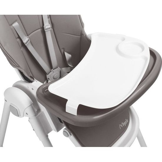 Dětská jídelní židlička Megalo dark grey