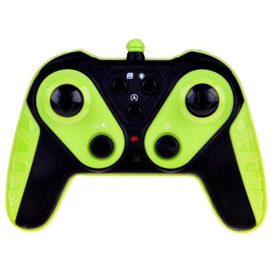 Kaskadérské autíčko na dálkové ovládání s bublifukem Stunt Car - černozelené