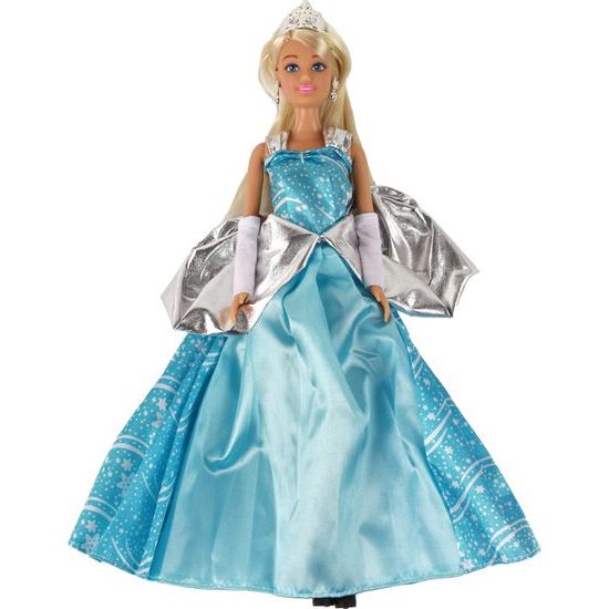 Panenka princezna Anlily v modrých šatech