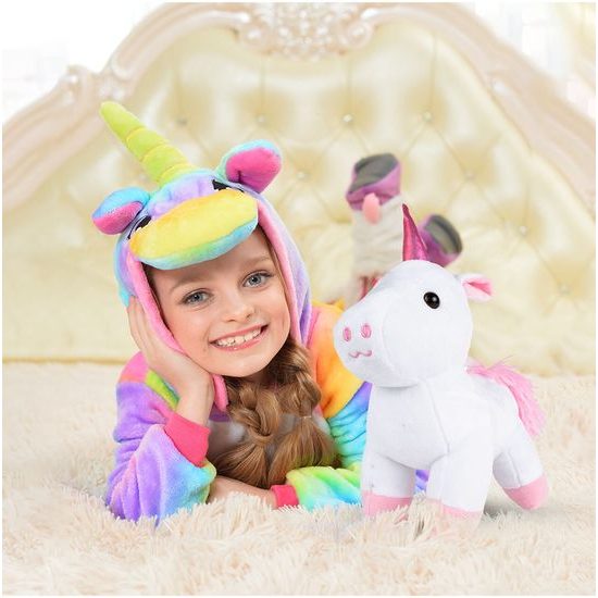 Plyšový jednorožec v taštičce 28 cm Baby Kiddo