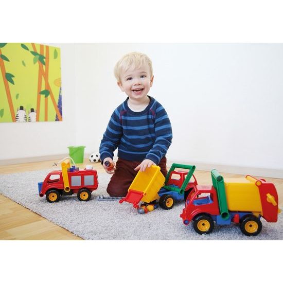 Auto hasiči s figurkou