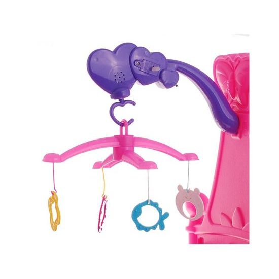 Postýlka pro panenku 2v1 Mammy Baby s kolotočem