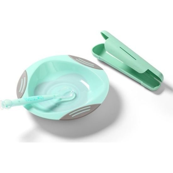 BABYONO Lžička silikonová s obalem 6 m+ 1ks